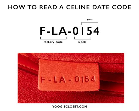 celine box date code|Celine bag serial number.